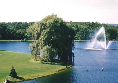View of Pond and nice landscaped area