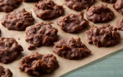 Peanut Butter Chocolate No-Bake Cookies
