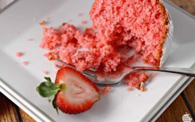 Spring Strawberry Bundt Cake